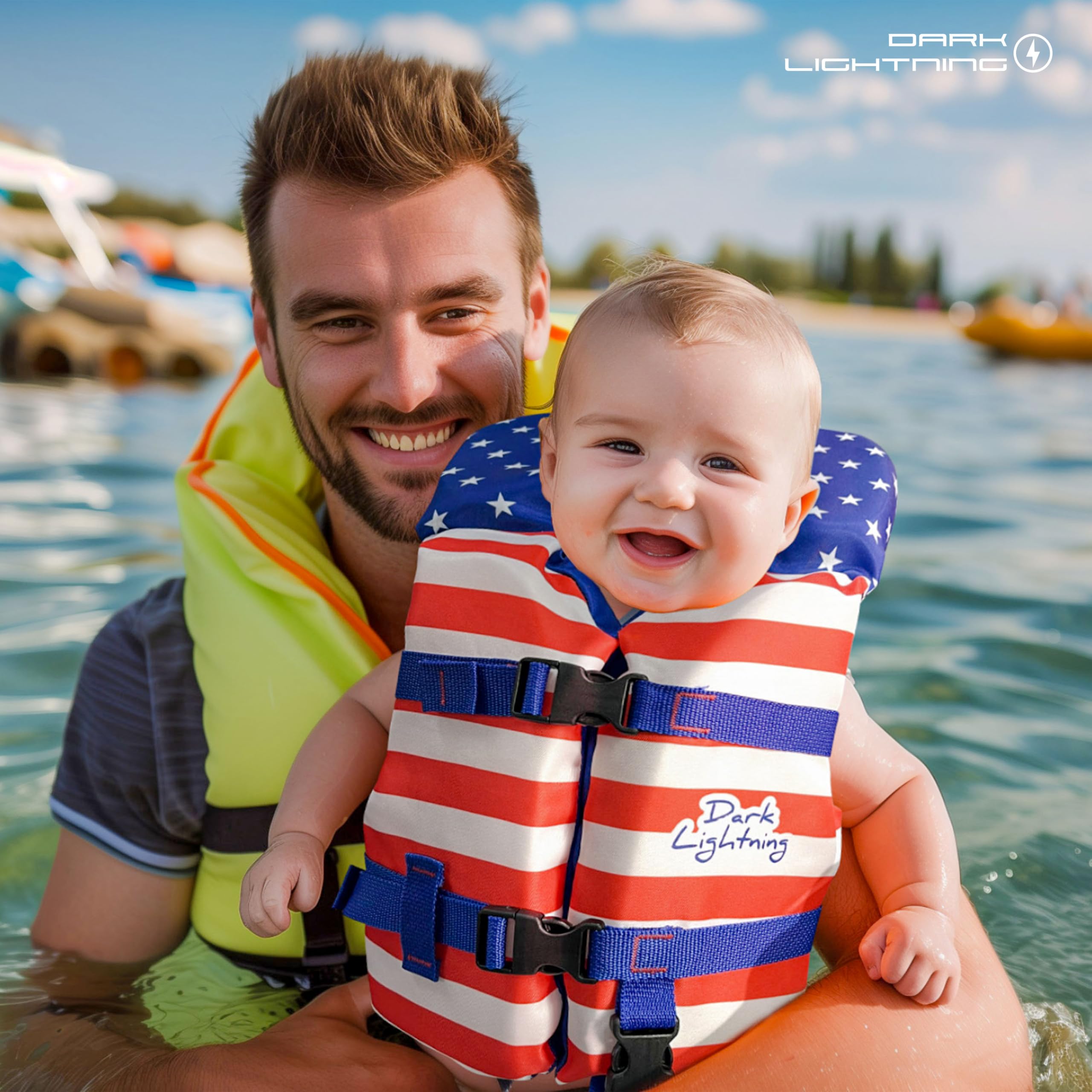 Non-inflatable foam toddler life vest alternative