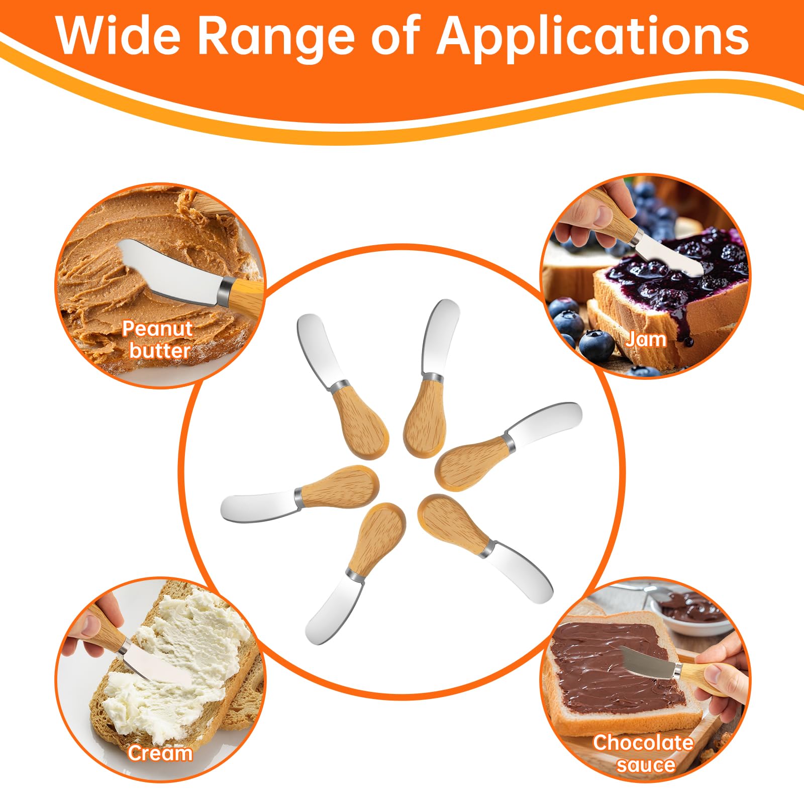 Retail box packaging for Darlingao cheese knife set
