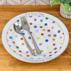 Its Your Day ceramic gift plate size 10.5 inch