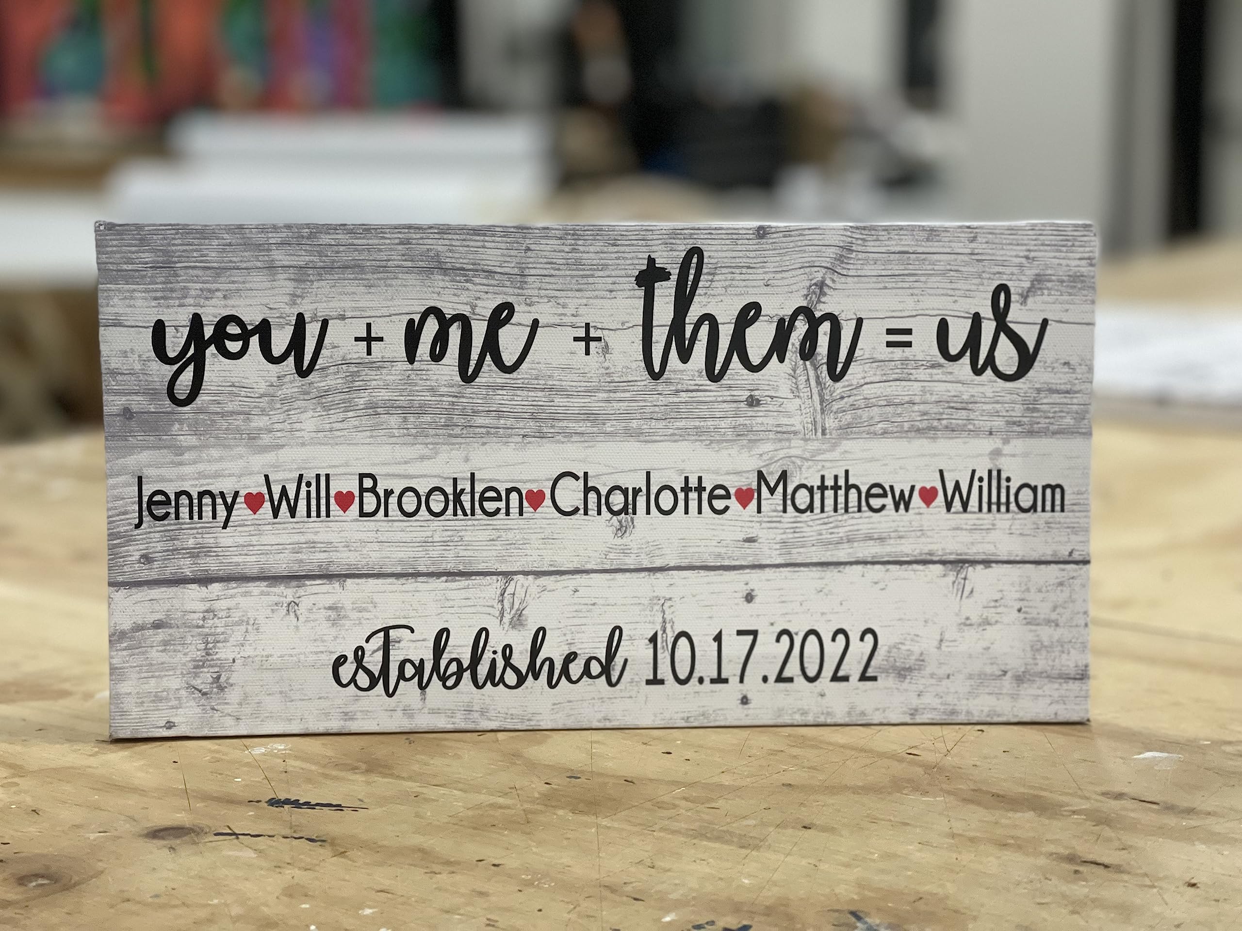 Rustic marriage canvas art by Davaahs