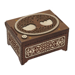 Davidson Workshop Celtic Tree of Life MP3 music box front view