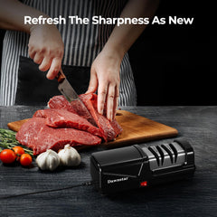 Diamond electric sharpening system on Dawnstar Knife Sharpener