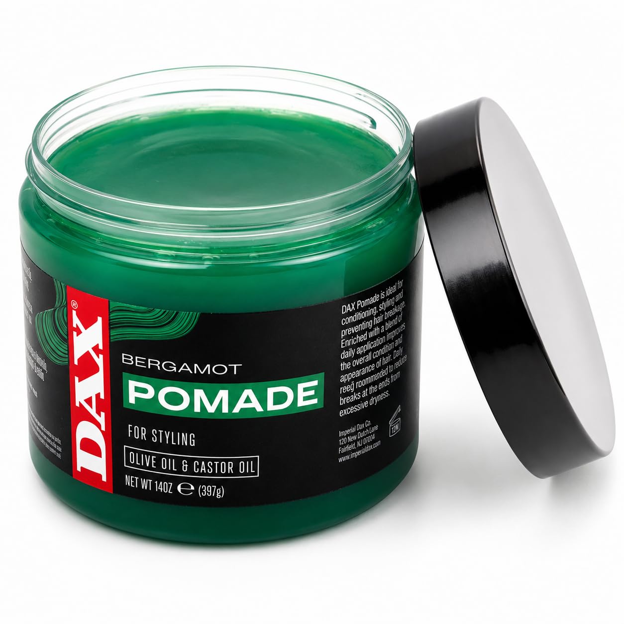 DAX Pomade 14 Oz label