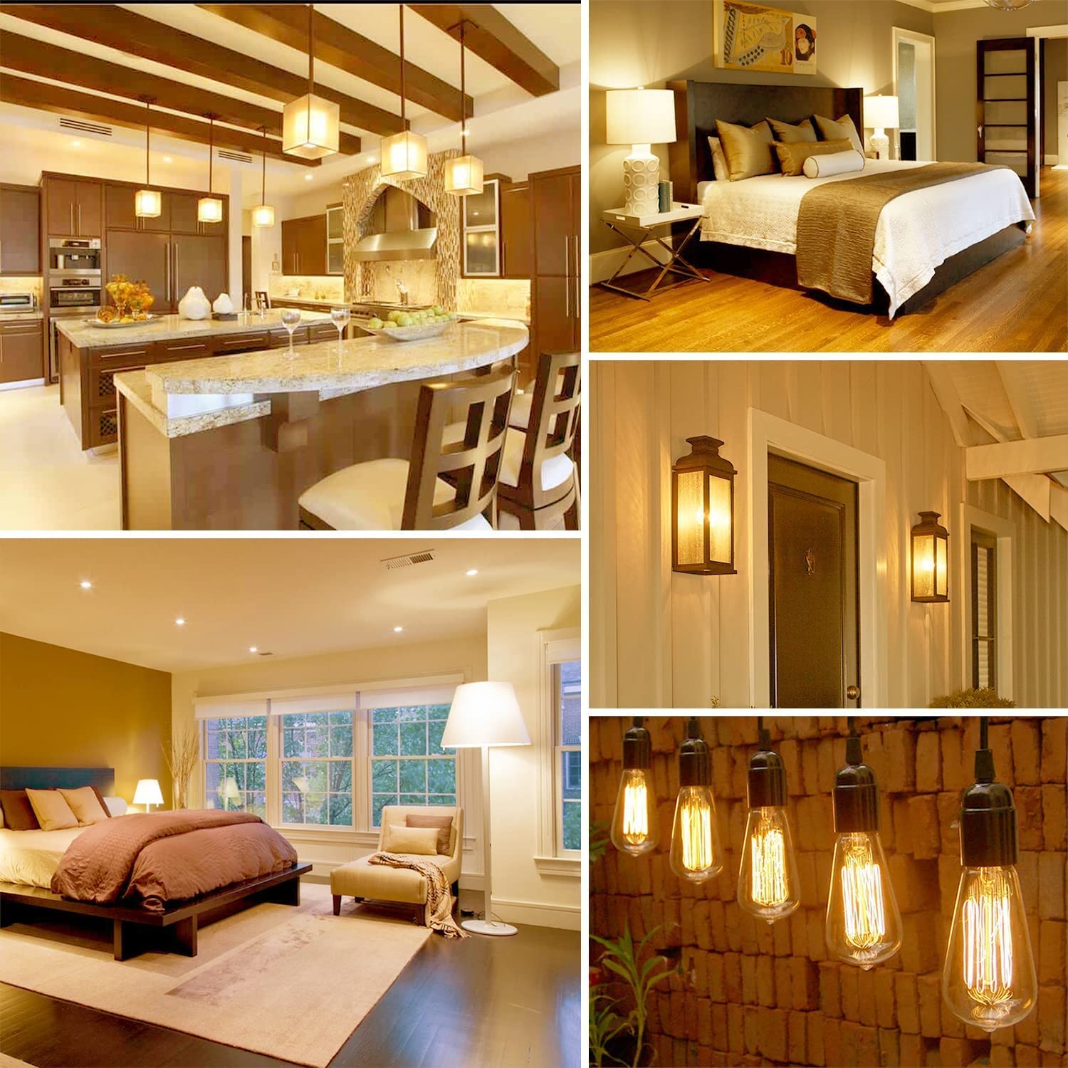 Vintage style LED filament bulbs DAYBETTER for pendant lights
