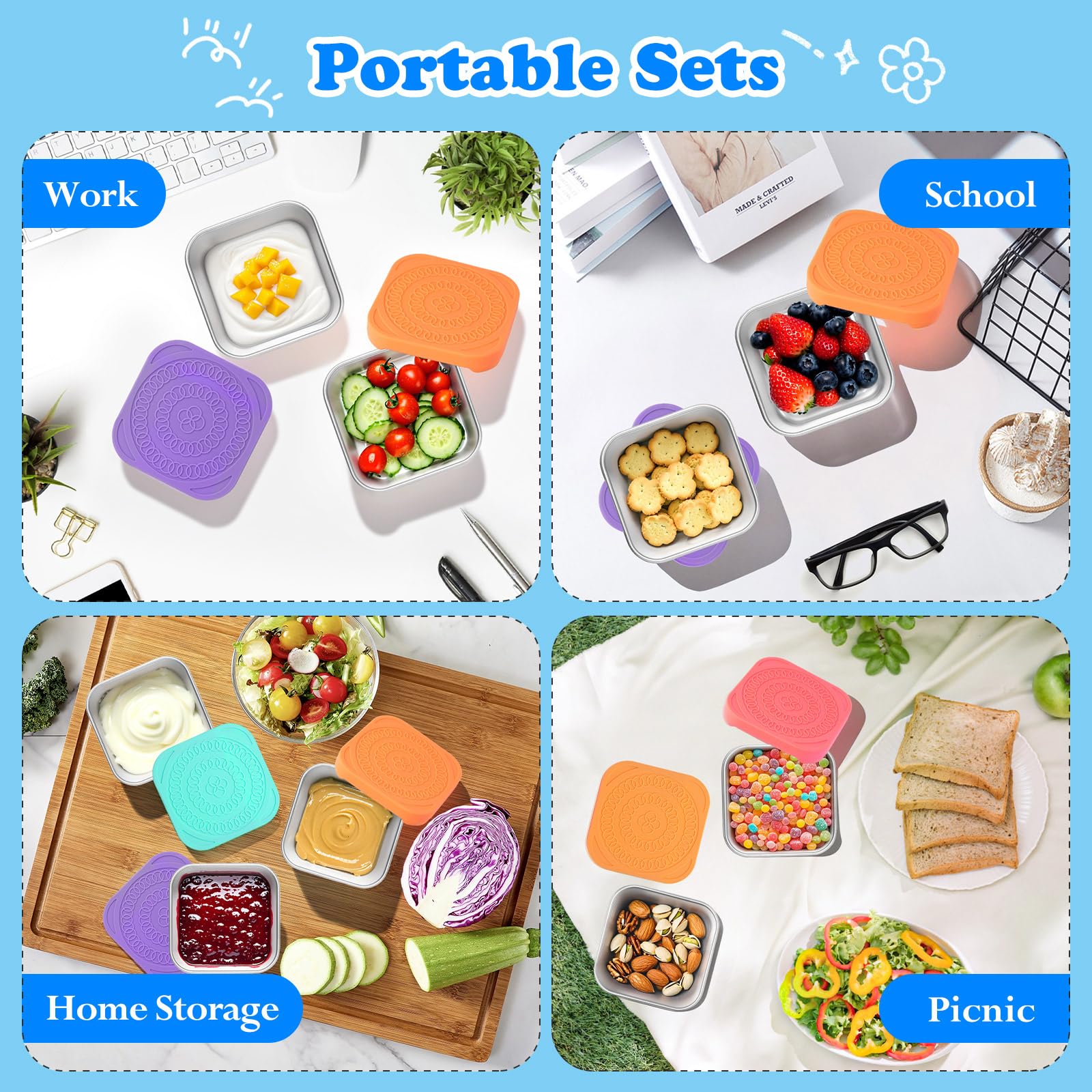 toddler lunch box set for daycare and travel