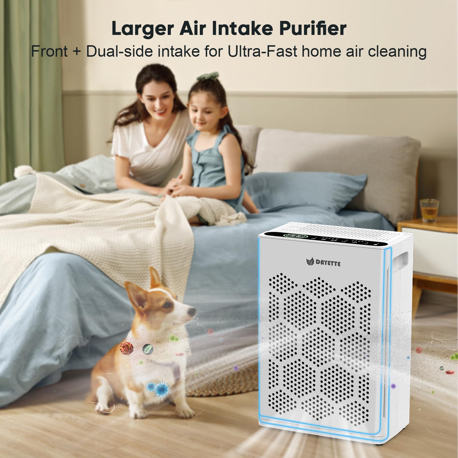 DAYETTE air purifier fragrance diffuser built-in