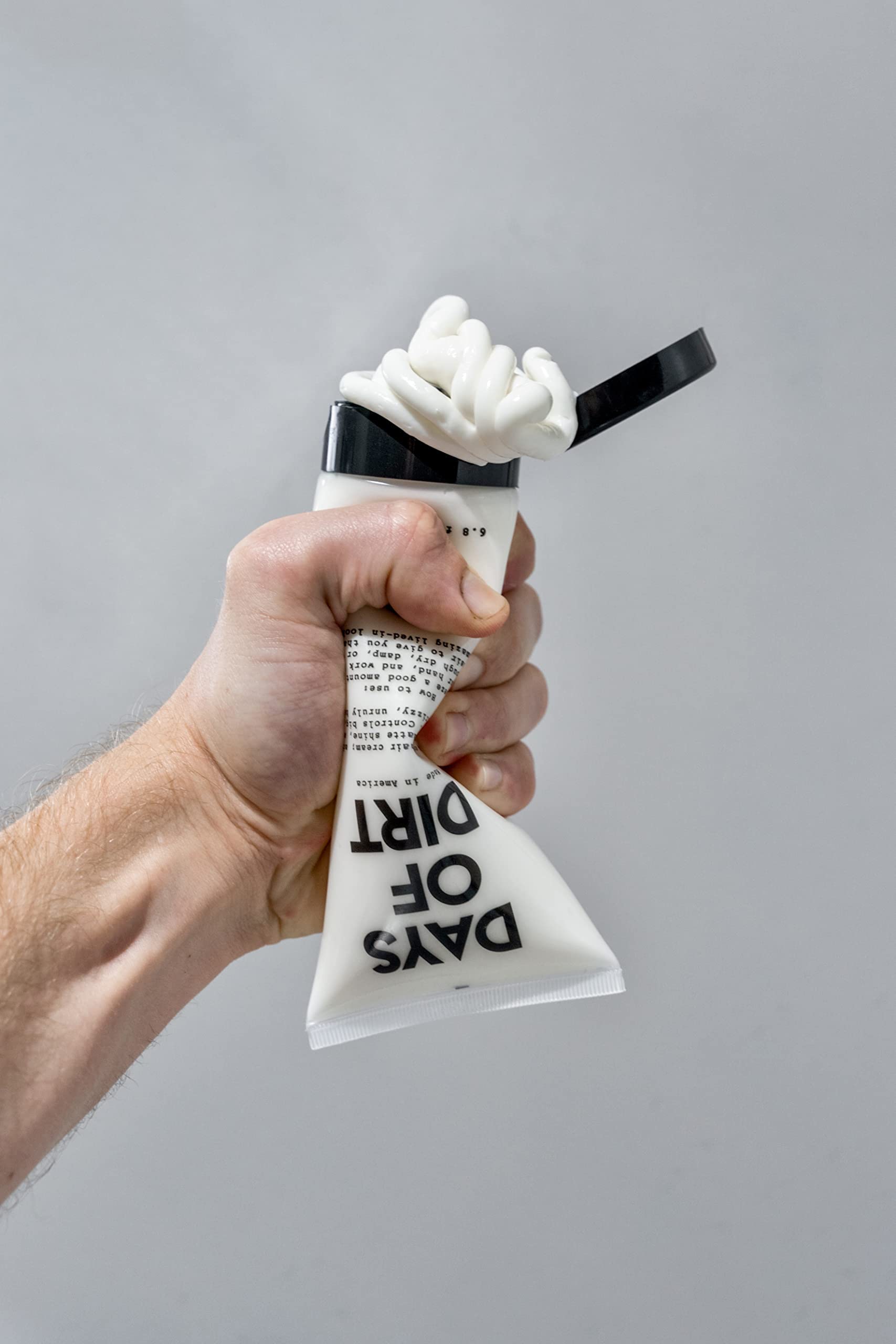 California Born Days of Dirt packaging on tube