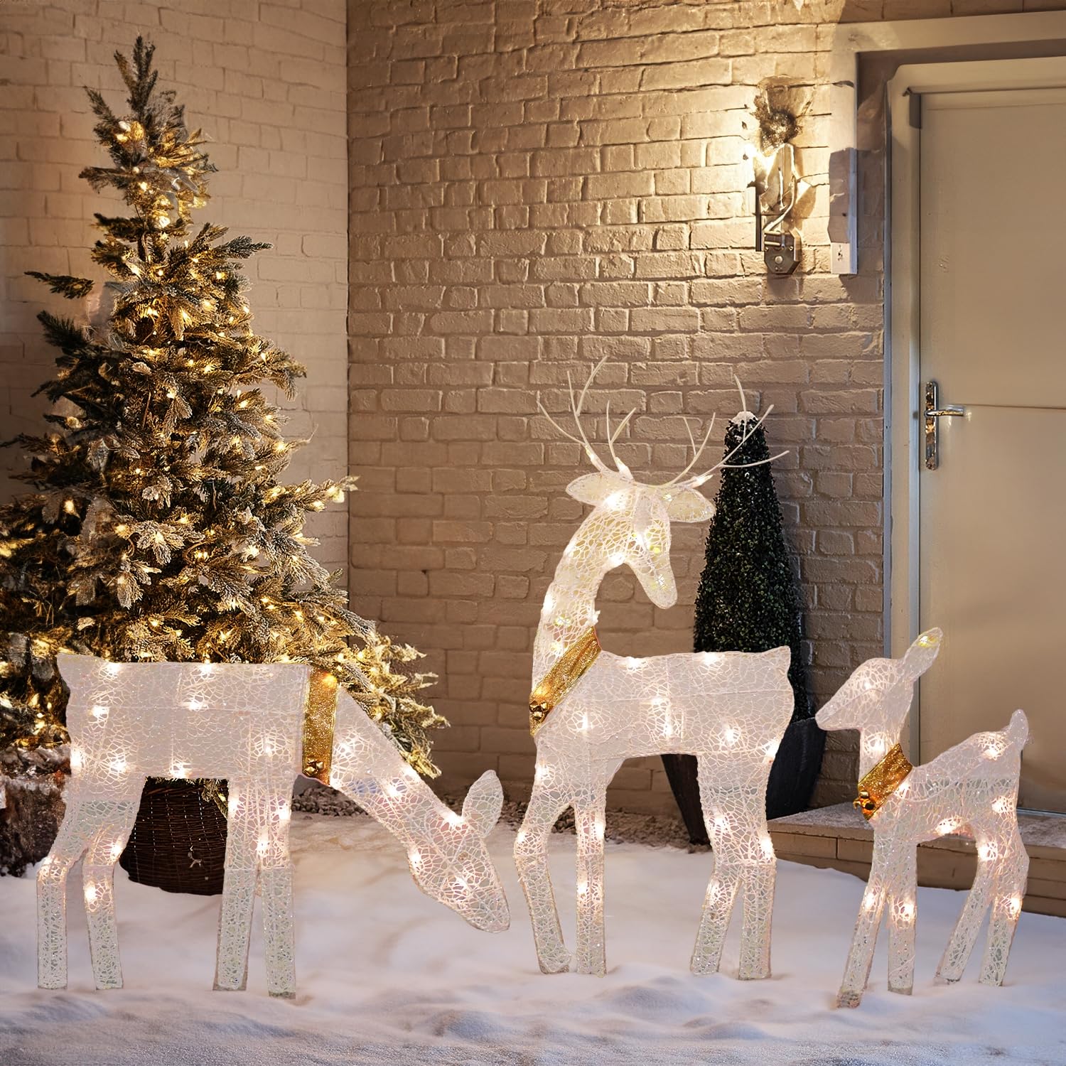 Buck reindeer 14x31 inch from Dazzle Bright Christmas outdoor decoration