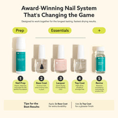 Non-toxic nail primer formula with calcium and vitamin B5