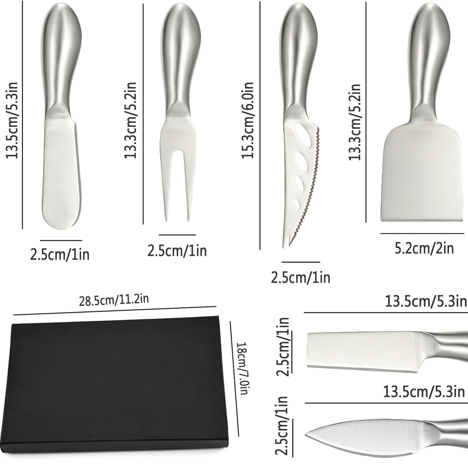 Gift box packaging for DBZQSCW cheese knife set