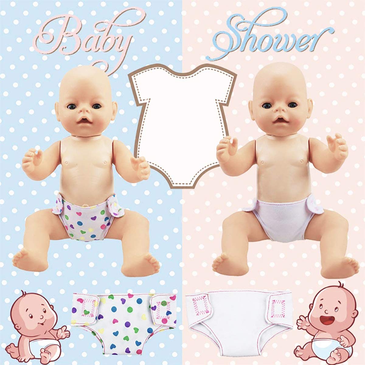 Pretend play doll underwear for 14-18 inch dolls