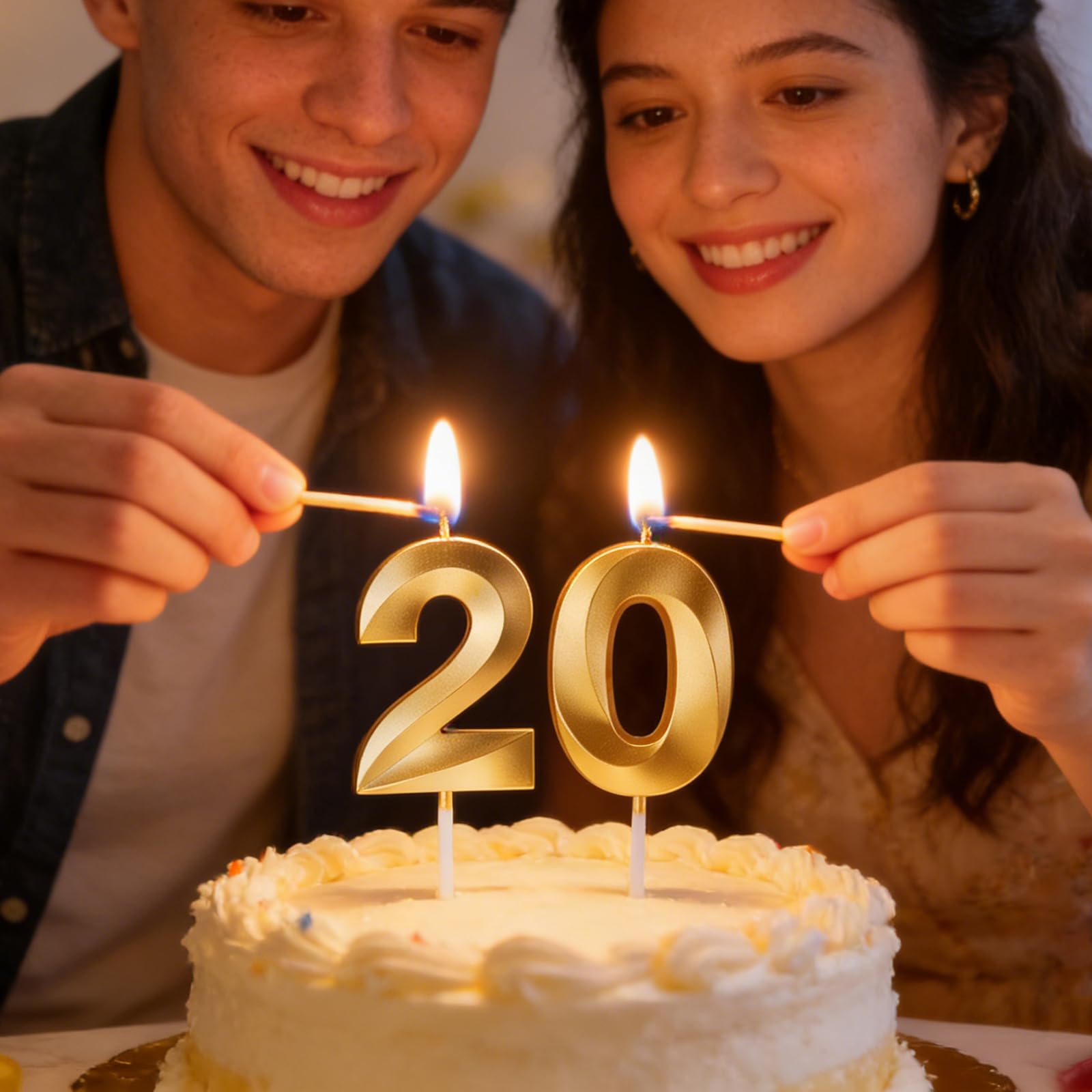 Premium wax cake topper for 20th birthday by DDgro