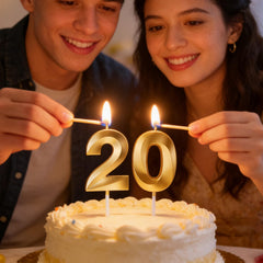 Premium wax cake topper for 20th birthday by DDgro