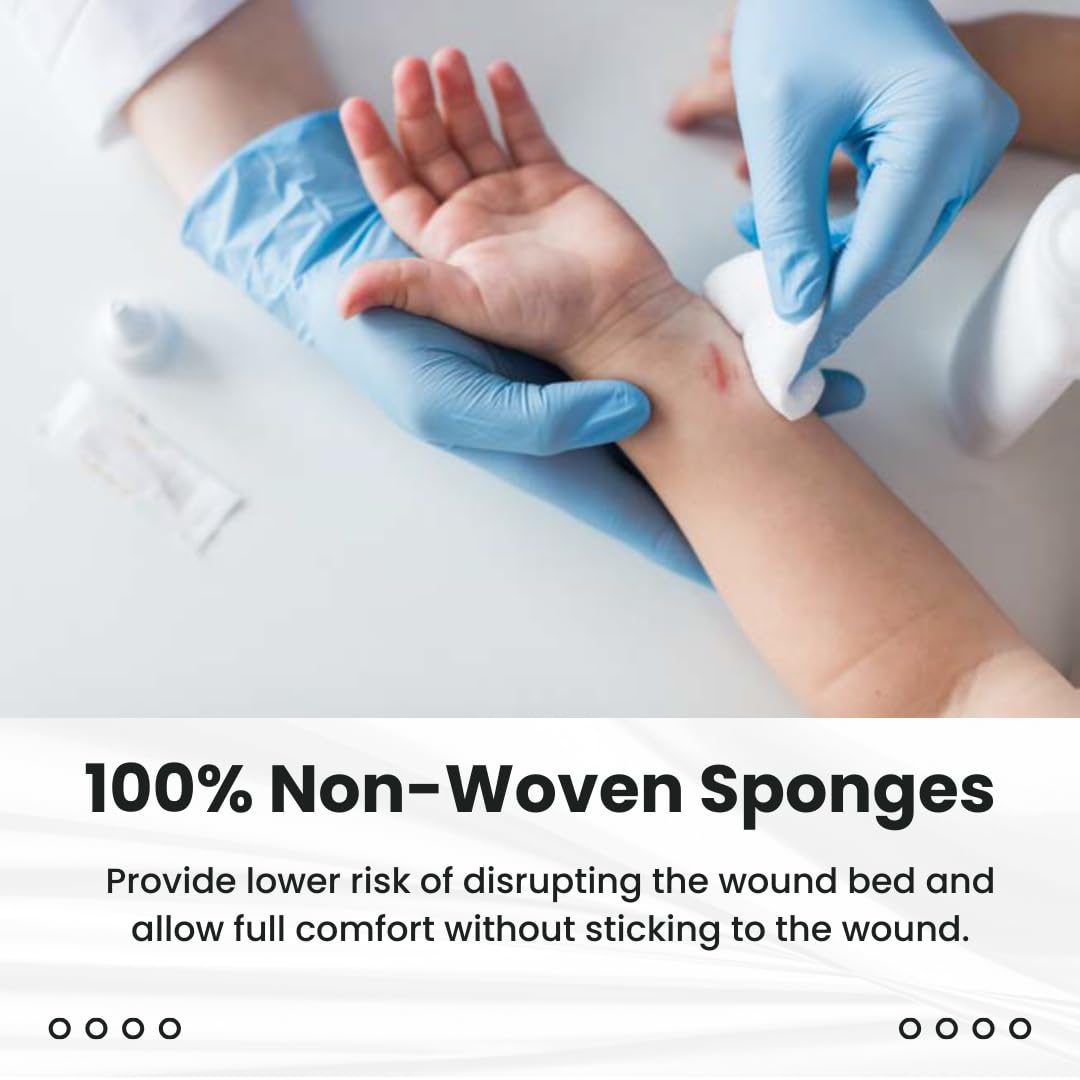 Dealmed non-woven gauze sponges 200 count