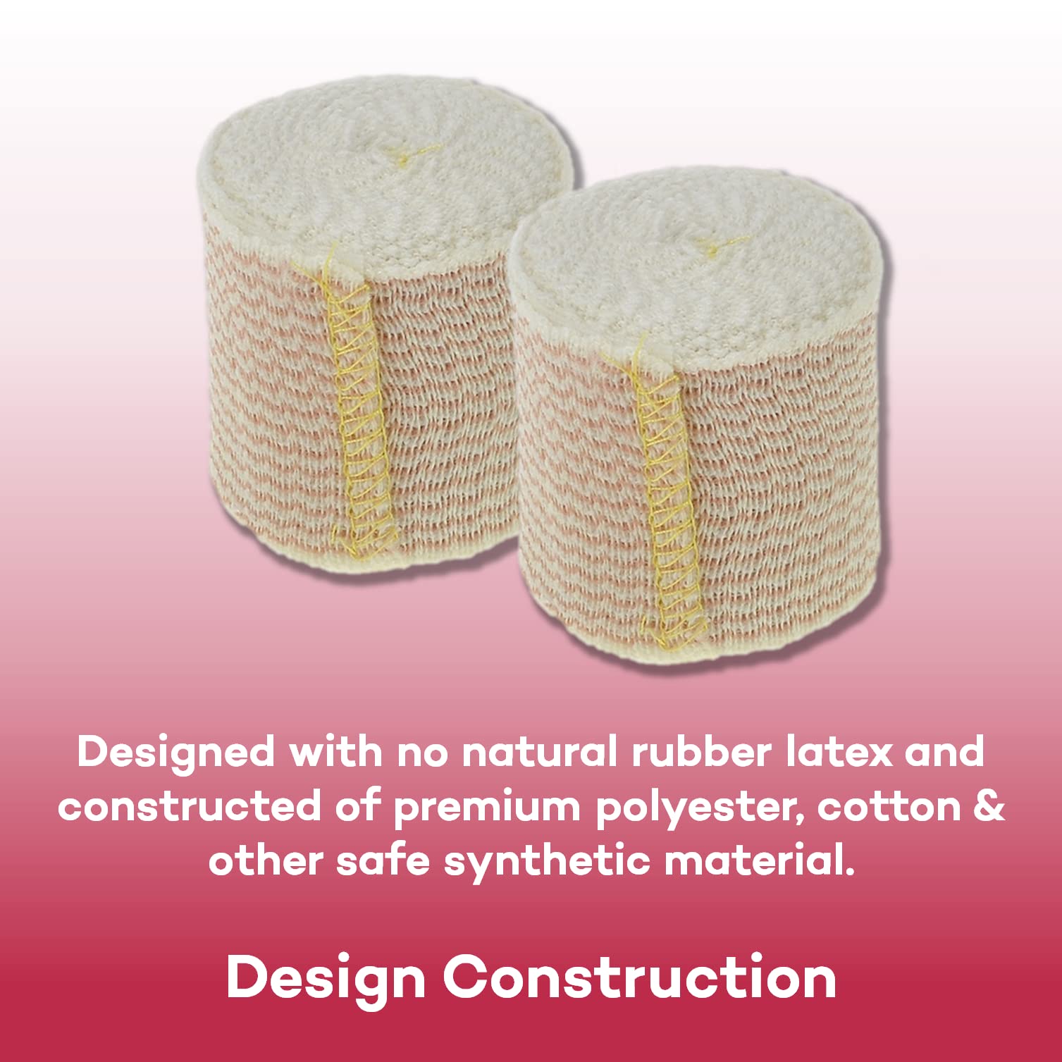 Dealmed elastic bandages with self closure for quick dressing