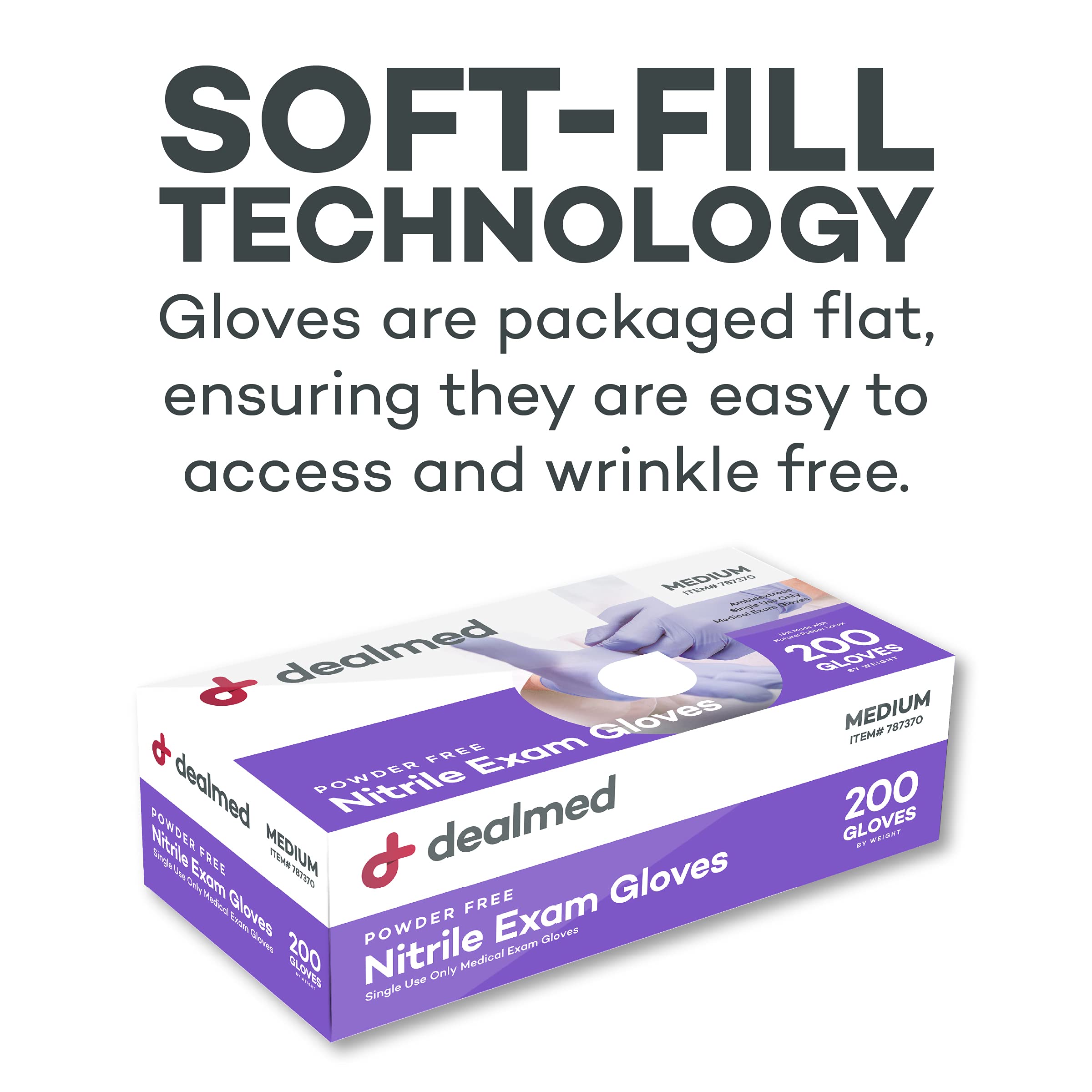 Disposable nitrile gloves for medical and everyday tasks