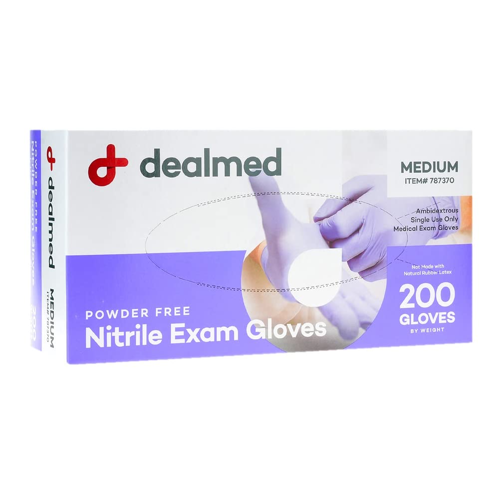 Latex free nitrile gloves ambidextrous design close up