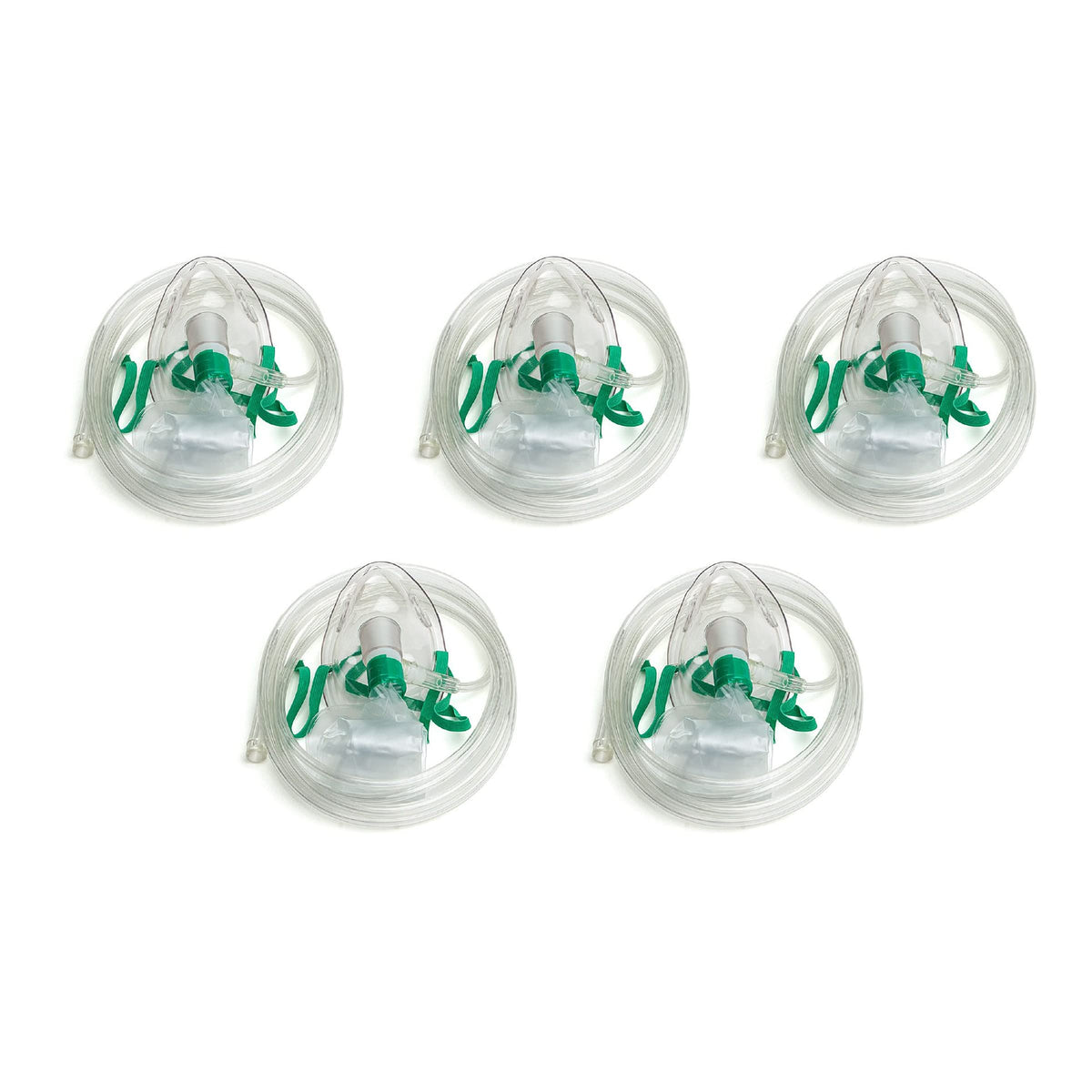 Dealmed Non-Rebreather Oxygen Mask Pack 5 adult size