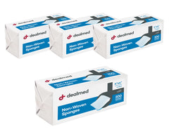 Dealmed non-woven gauze sponges 4x4 200 ct