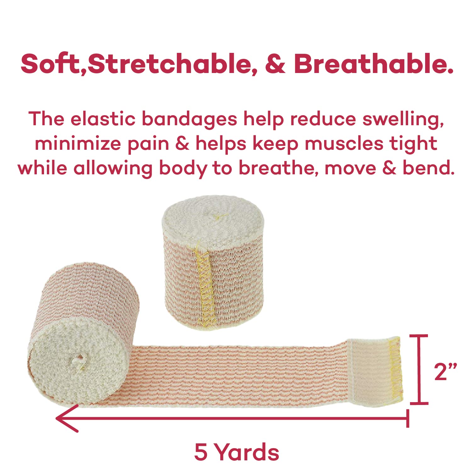 Protective wrappers and compact storage for bandage wraps