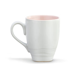 Lovebirds watercolor pink ceramic mug 16 oz