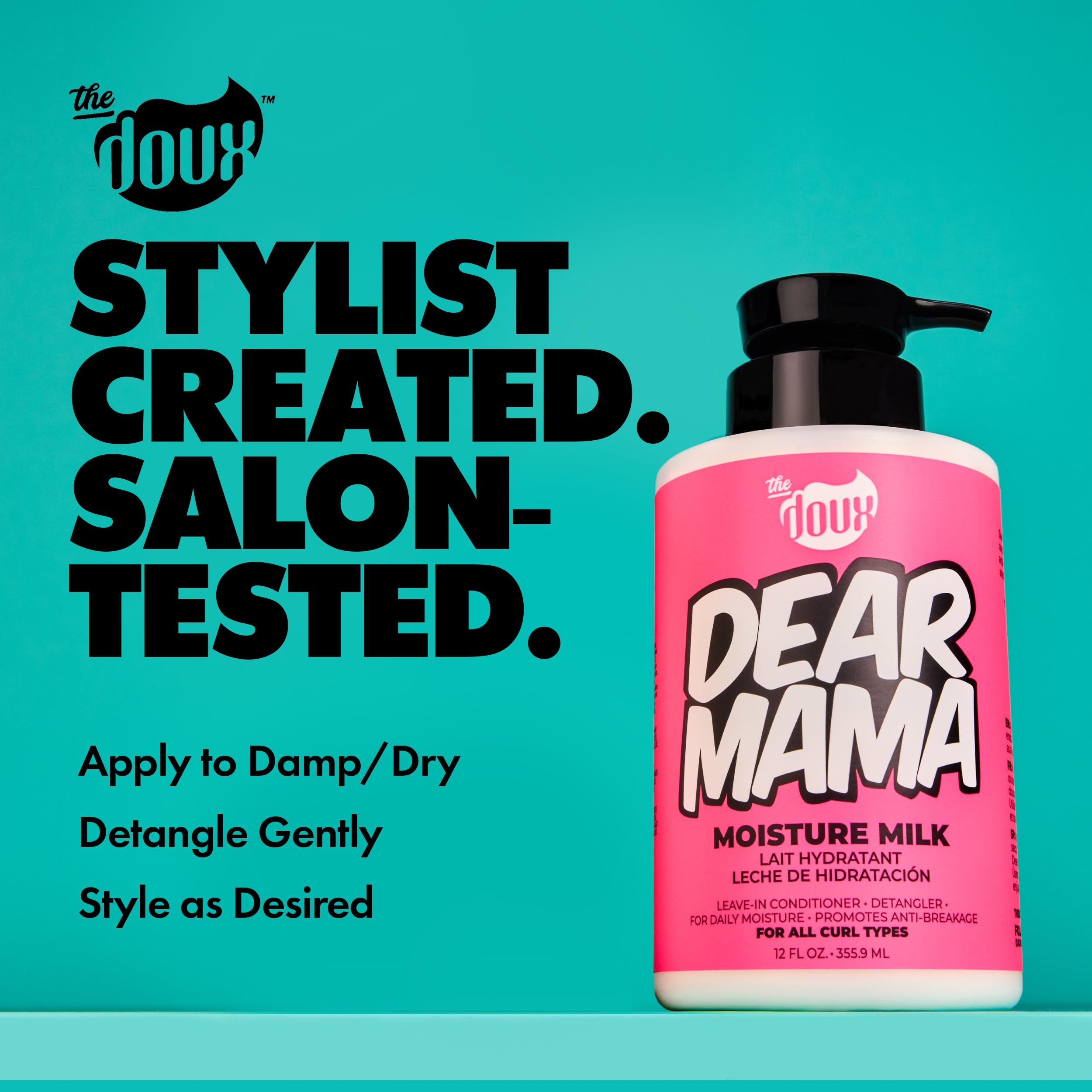 DEAR MAMA Moisture Milk detangler for curls