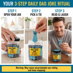 DEARMINE 60 Dad Jokes Jar family friendly jokes