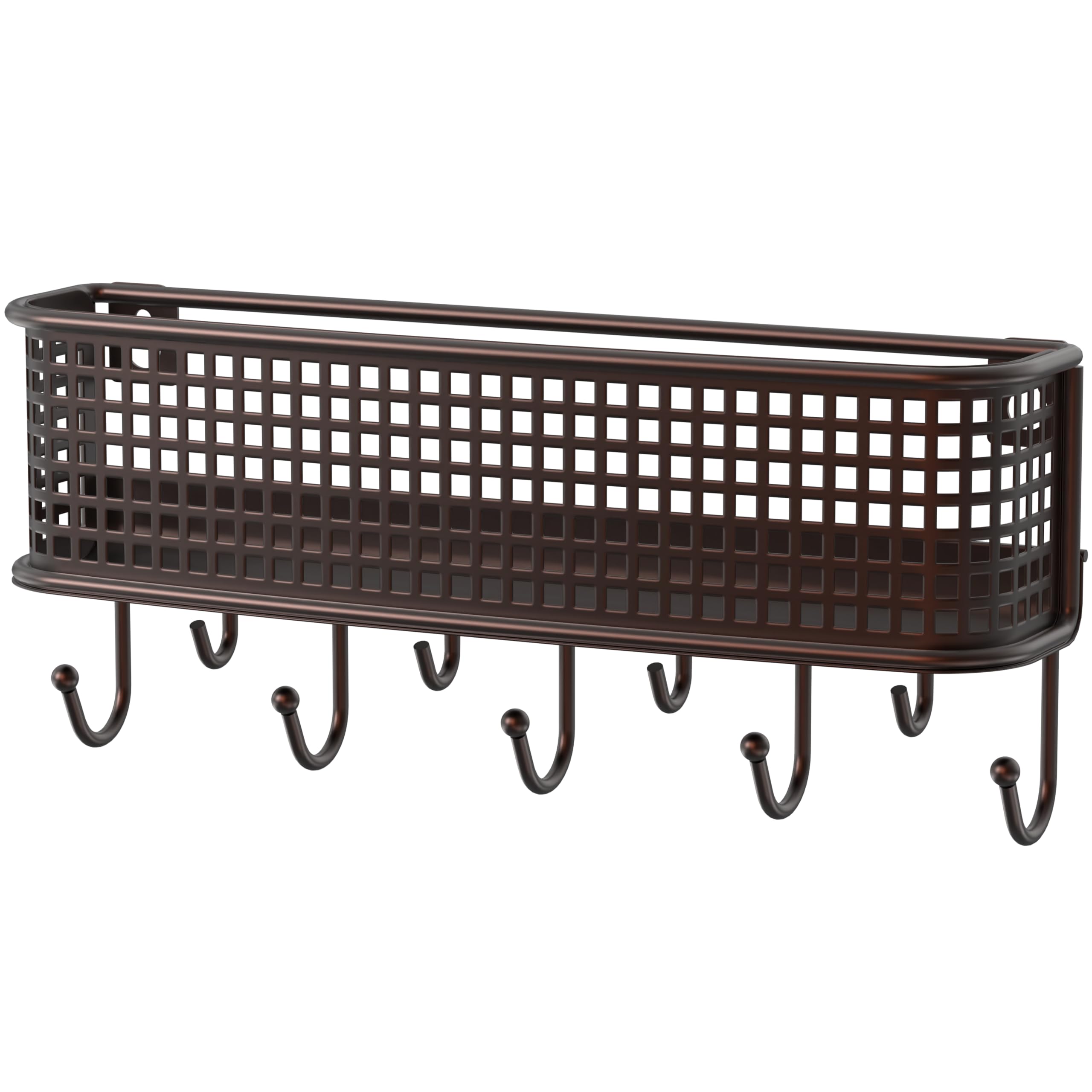 Entryway wall mount for keys and mail by Deco Brothers Bronze
