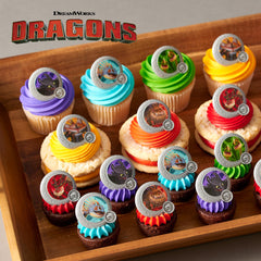 DecoPac Food safe cupcake toppers plastic