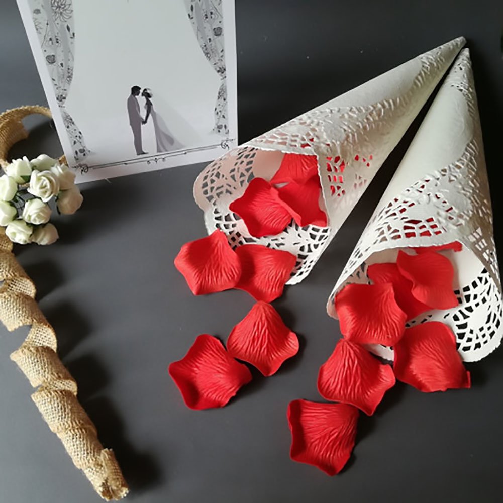 White lace paper doilies DECORA 3.5inch round for centerpieces