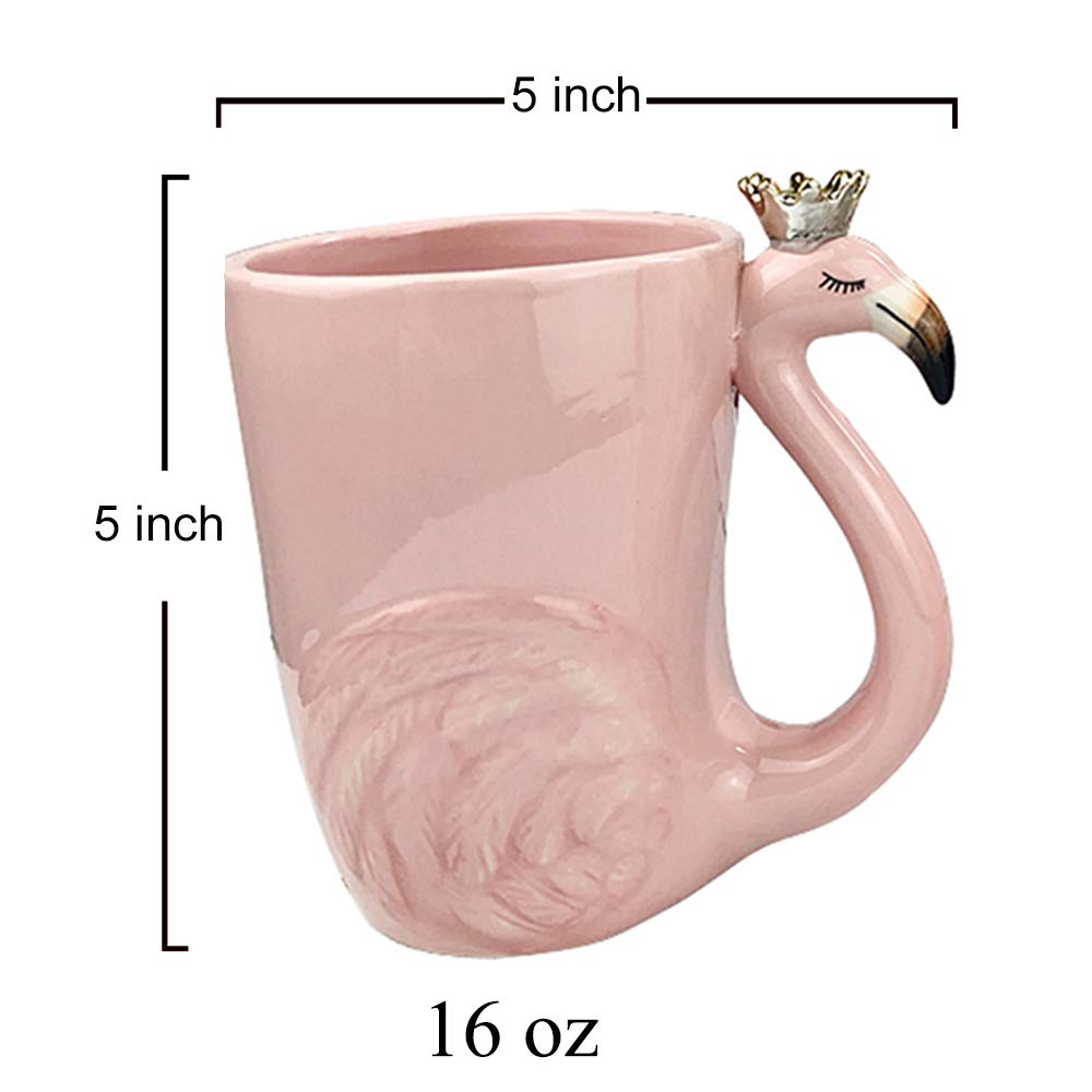 cute flamingo coffee mug gift idea for her
