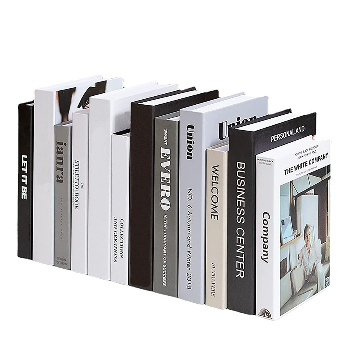 Decorative Books Bundle designer book decor cardboard box display