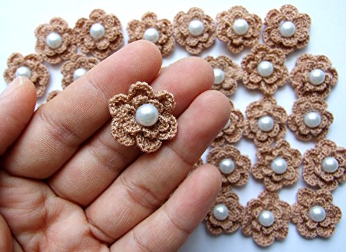 Crochet flowers for hats headbands and crafts