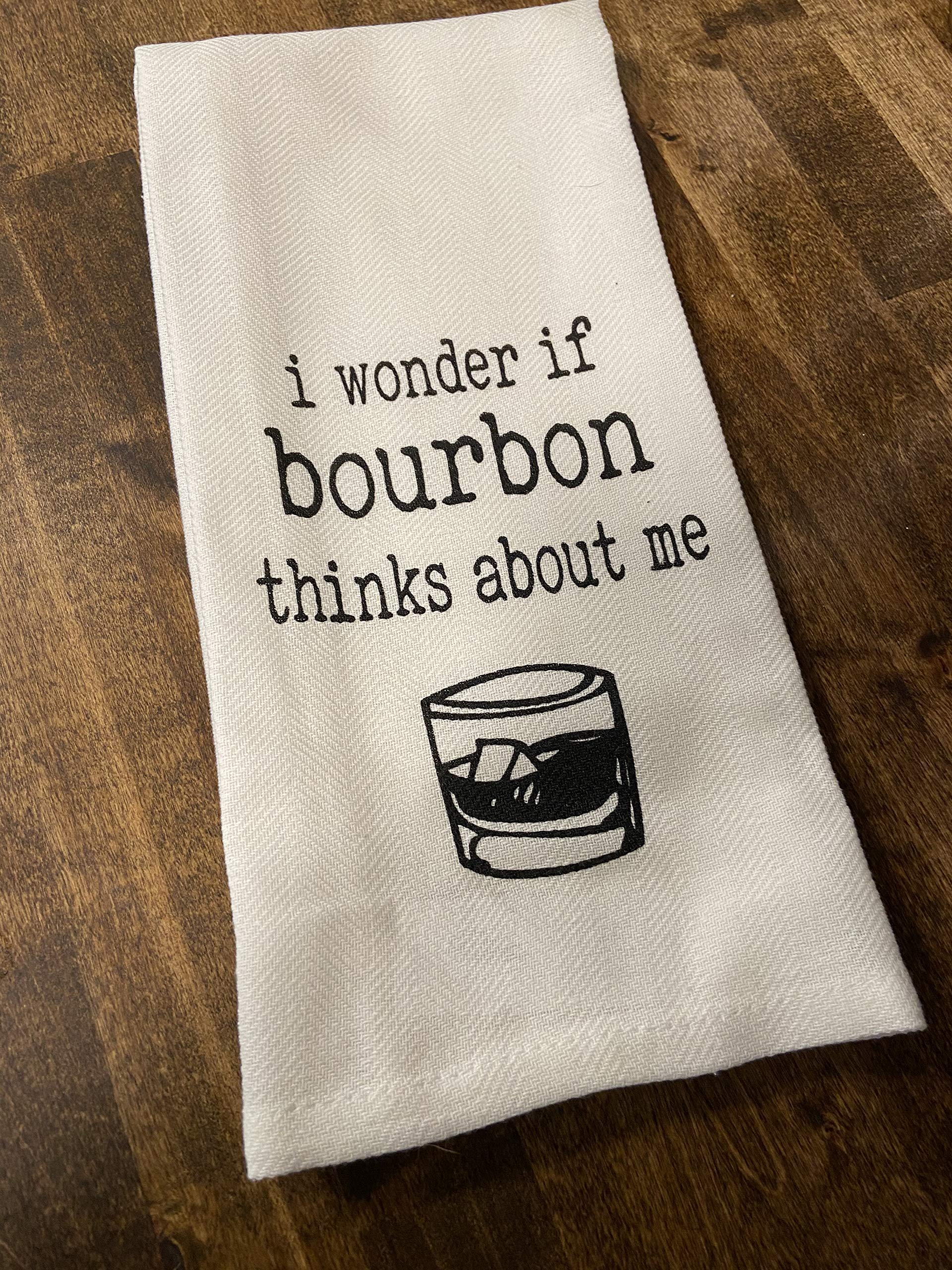 Louisville Kentucky handmade bourbon towel design