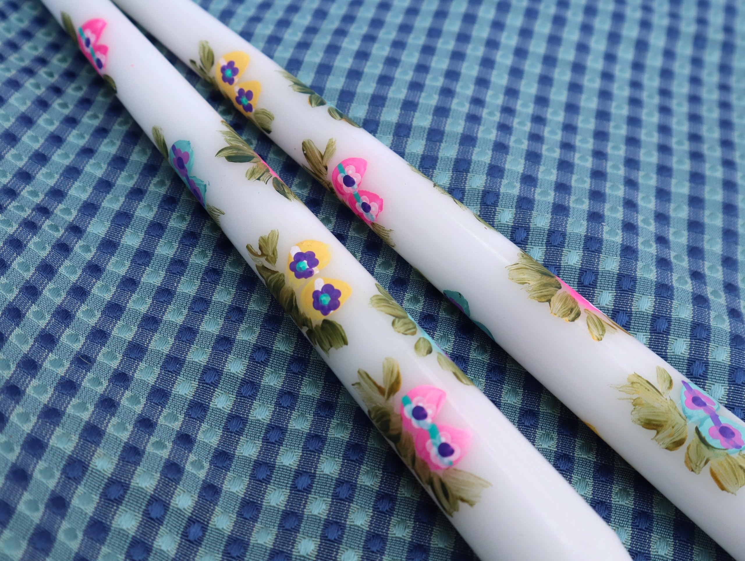 10 inch high taper candle set for table