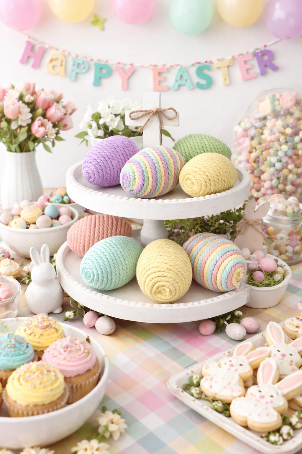 Spring bowl fillers Easter eggs for baskets and centerpieces