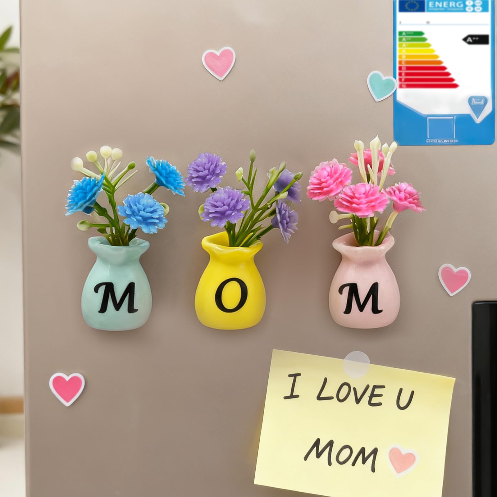 Premium ceramic magnets on glossy finish