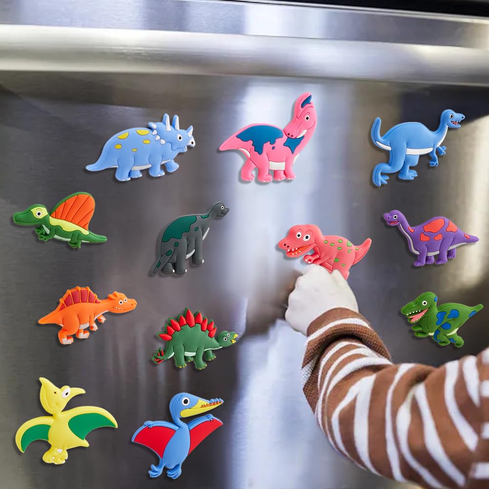 Fridge magnets with dinosaur designs PVC