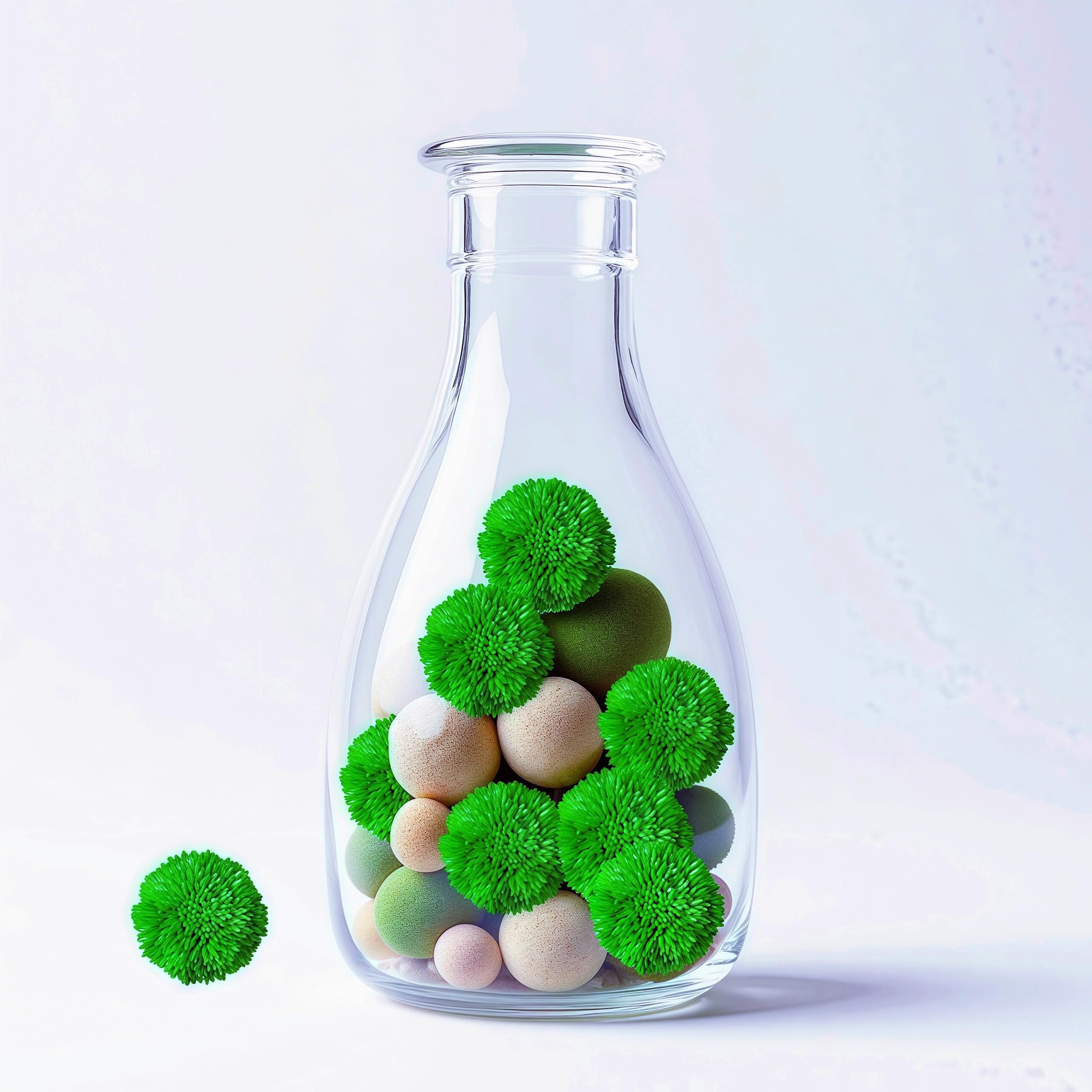 12-pack decorative moss balls for wedding decor