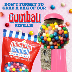 Decorative pink gumball machine for home or office decor