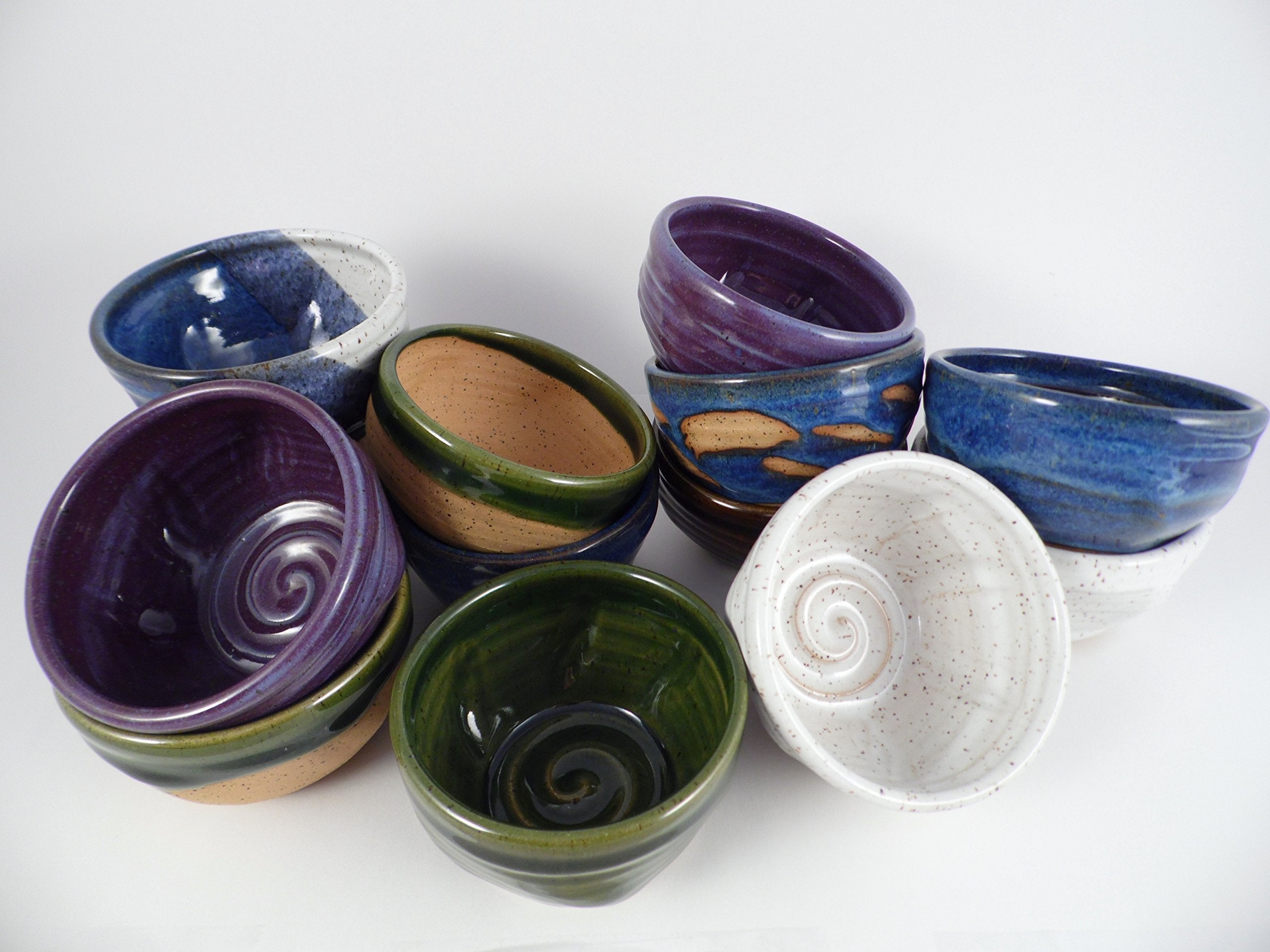 Decorative shave bowl shown with keys and coins