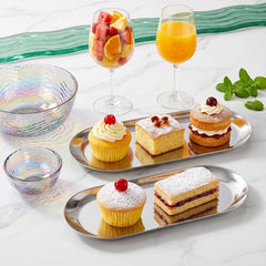 stainless steel serving trays 201 grade mirror finish