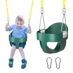 DECORLIFE toddler swing high back bucket design