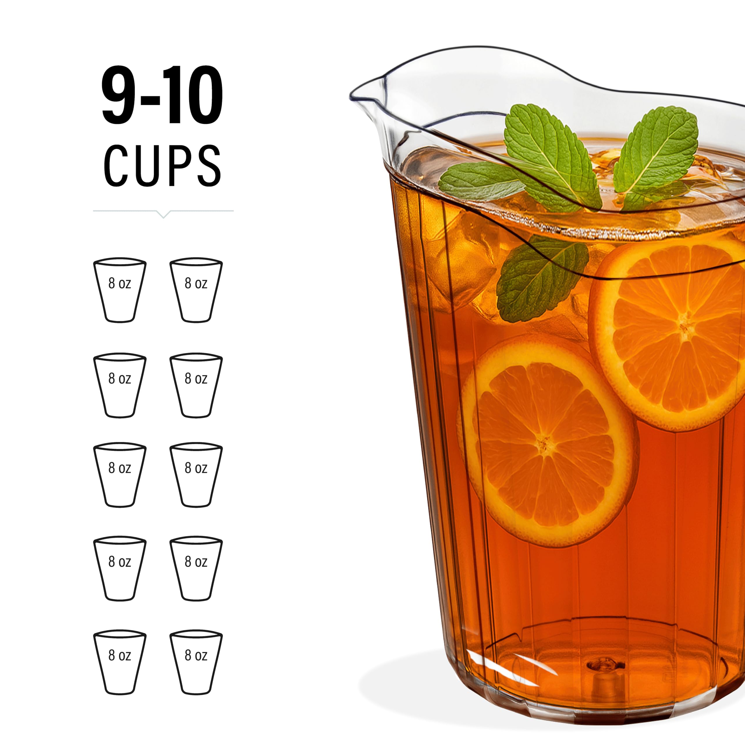 DecorRack 24 pack six pitcher set