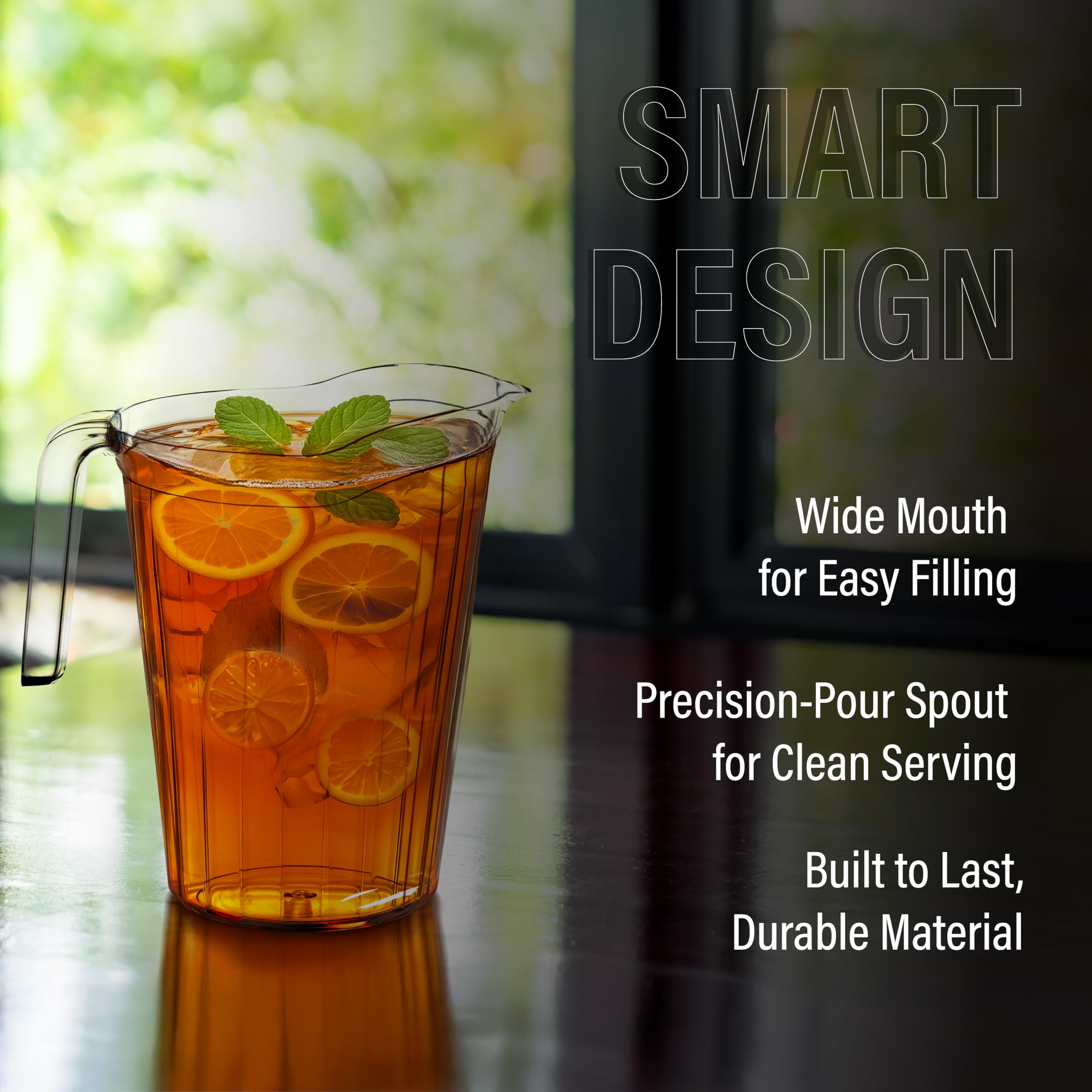 Pour spout pitcher for beverages by DecorRack