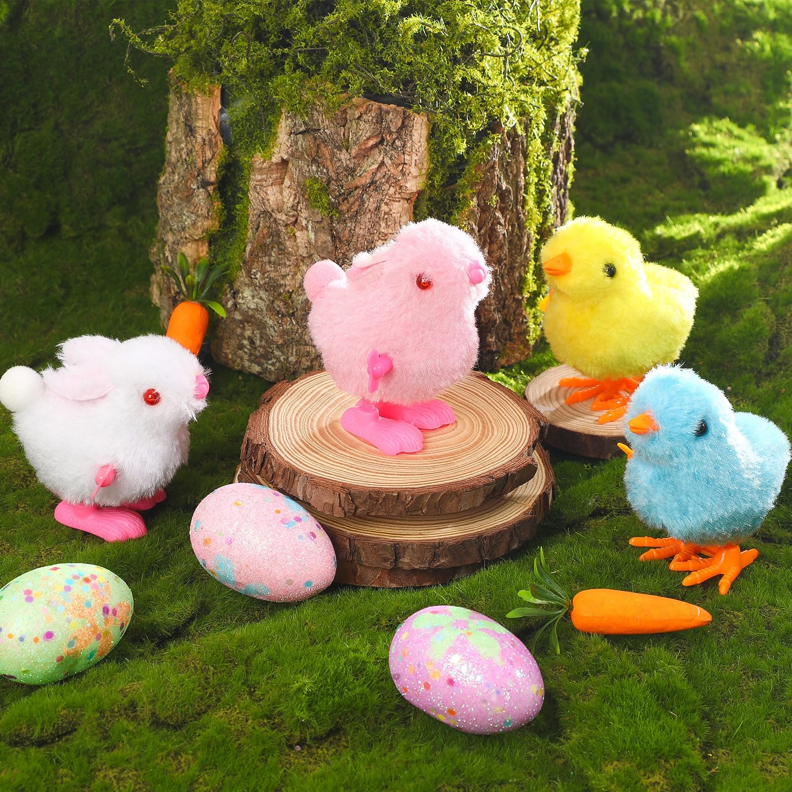 compact wind up chick bunny toy for small hands