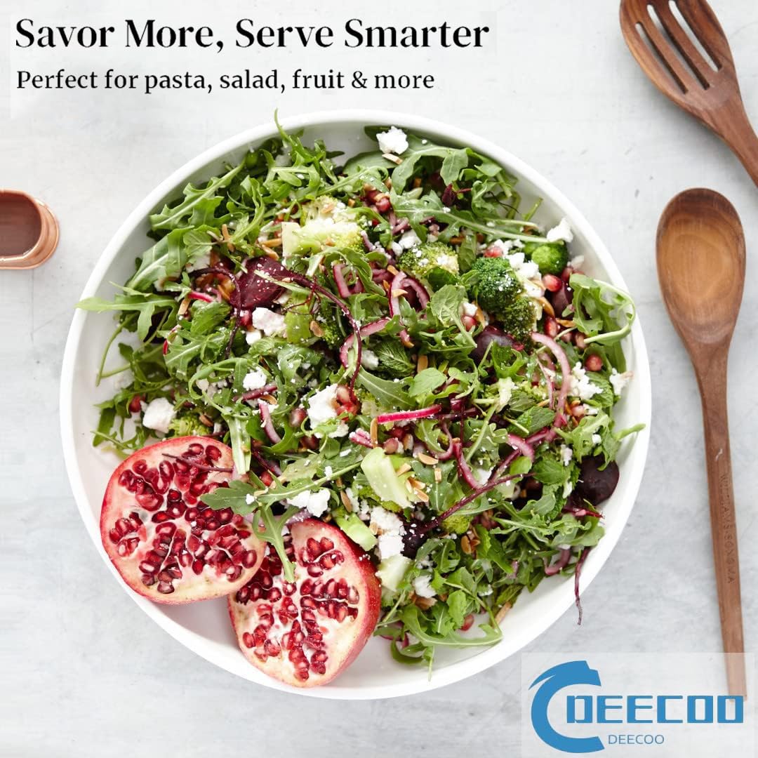 Stackable porcelain bowls for kitchen storage DeeCoo