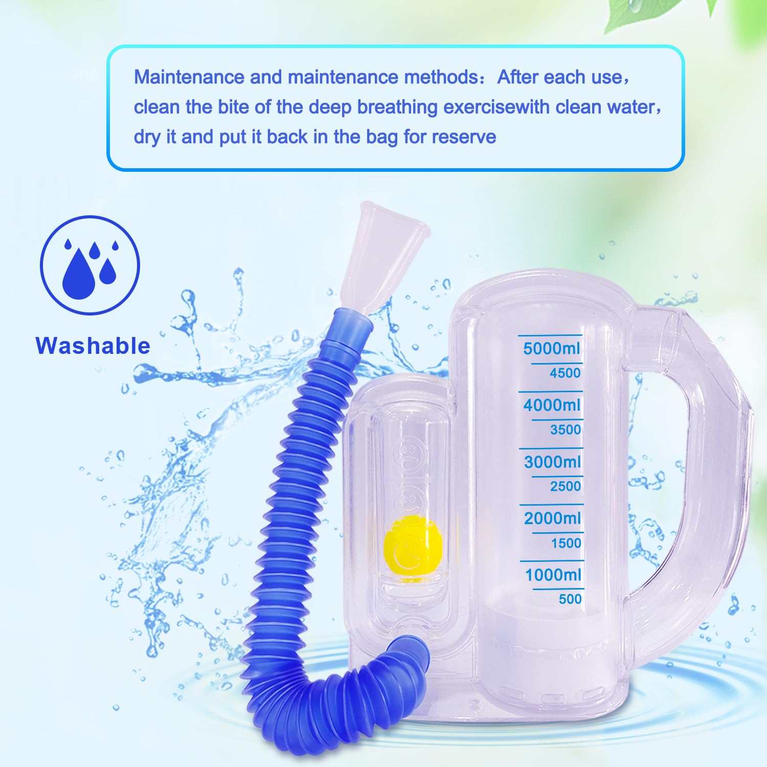 Incentive Spirometer Adult volume 1000cc option
