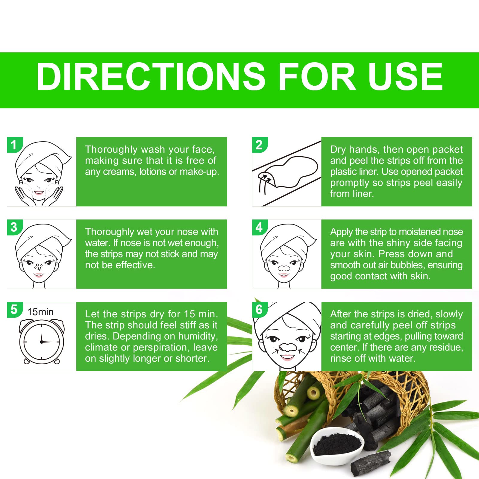 Pore strips for oily and sensitive skin product photo