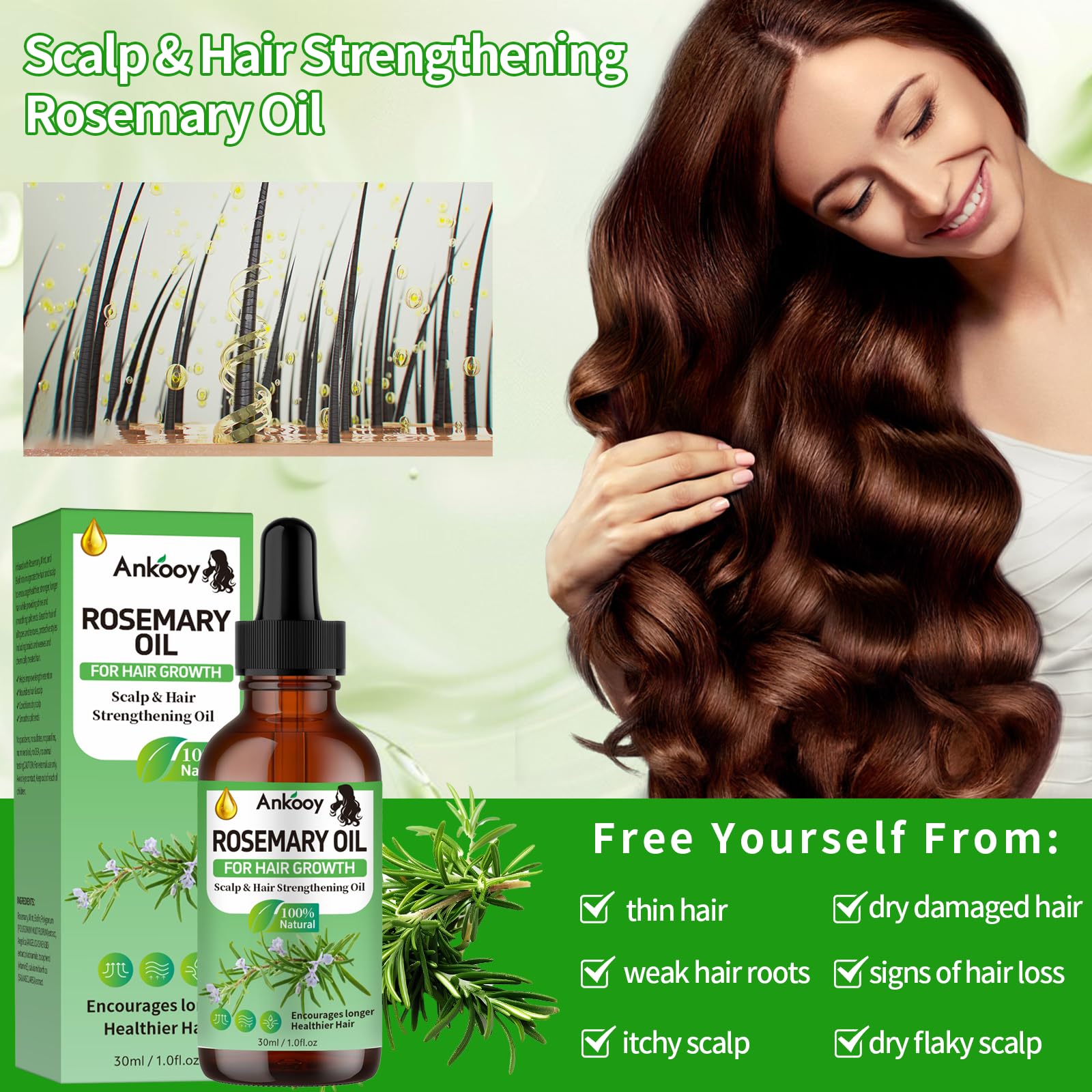 deep conditioning rosemary oil for men and women